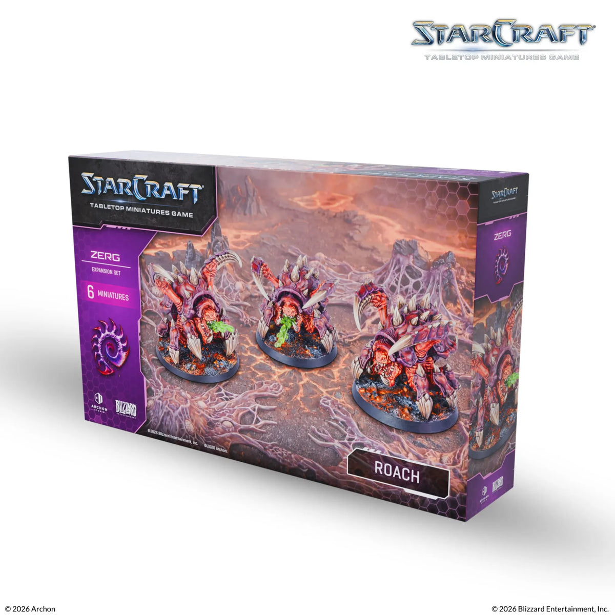 Archon Studio Starcraft StarCraft: The Miniatures Game - Zerg - Roach Expansion Set