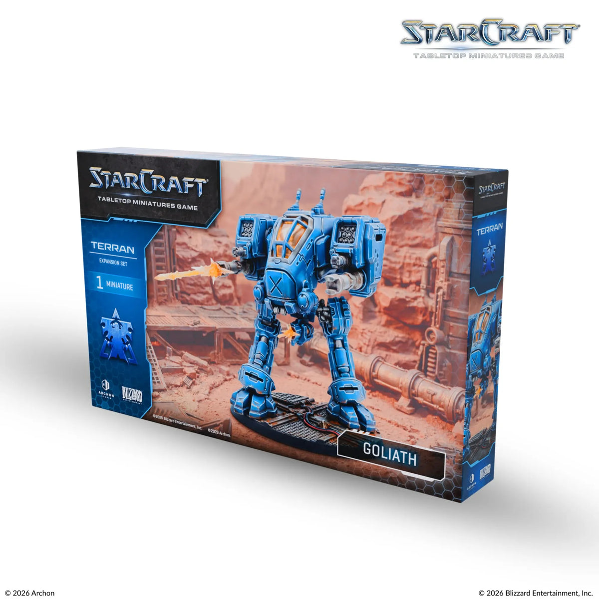 Archon Studio Starcraft StarCraft: The Miniatures Game - Terran - Goliath Expansion Set