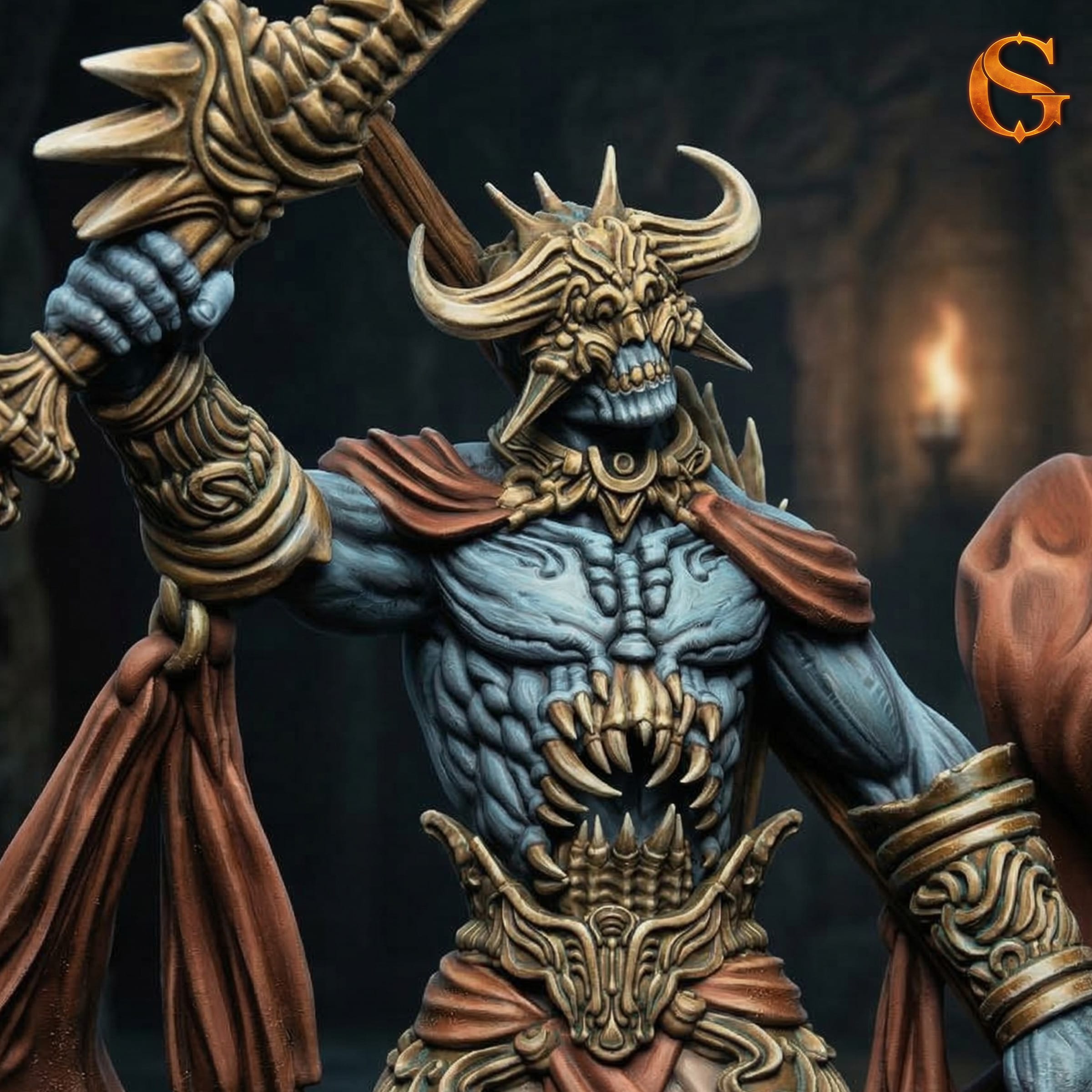 The Maw Warrior – Abyssal Devourer - Custom Mini