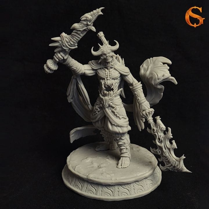 The Maw Warrior – Abyssal Devourer - Custom Mini