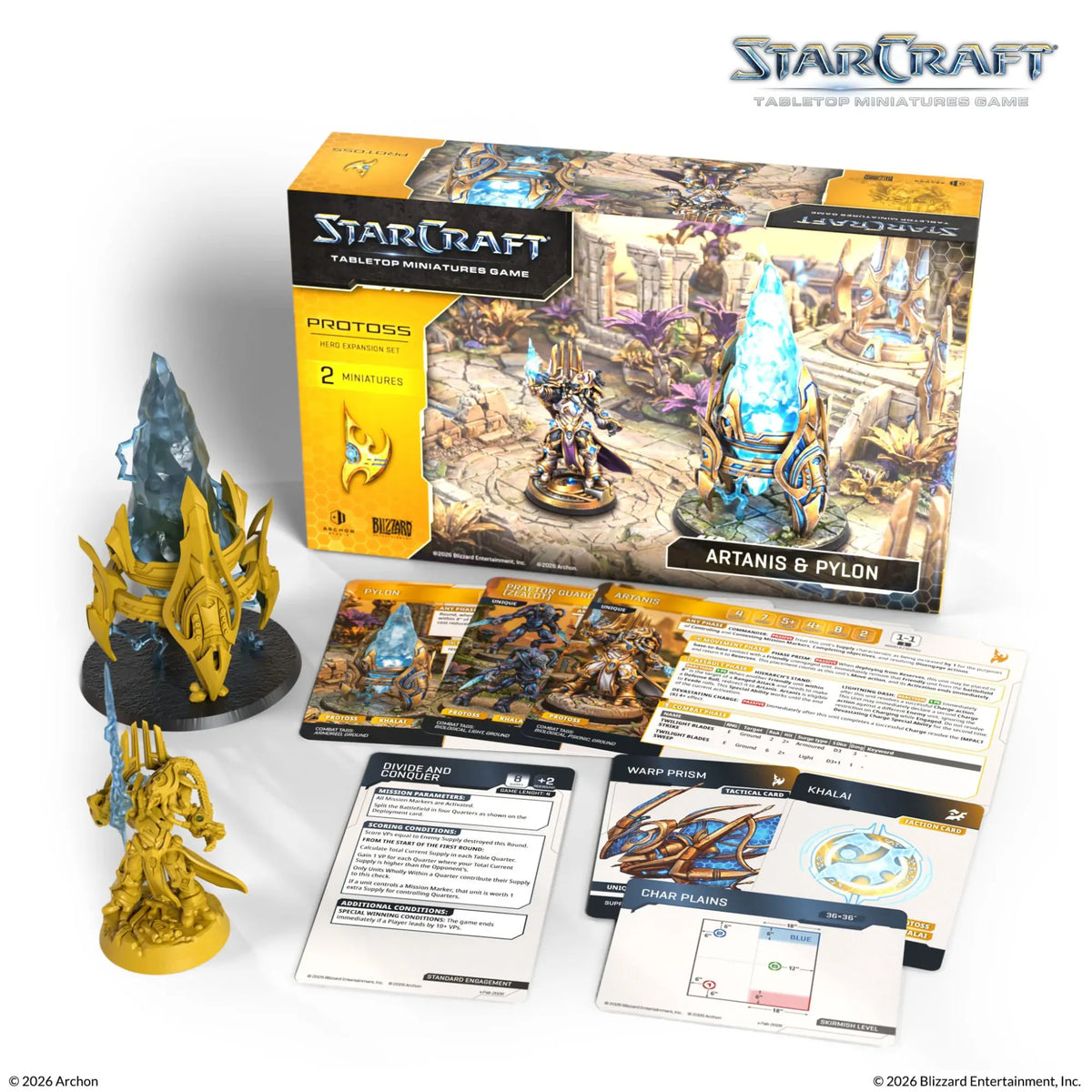 Archon Studio Starcraft StarCraft: The Miniatures Game - Protoss - Artanis & Pylon Hero Expansion Set