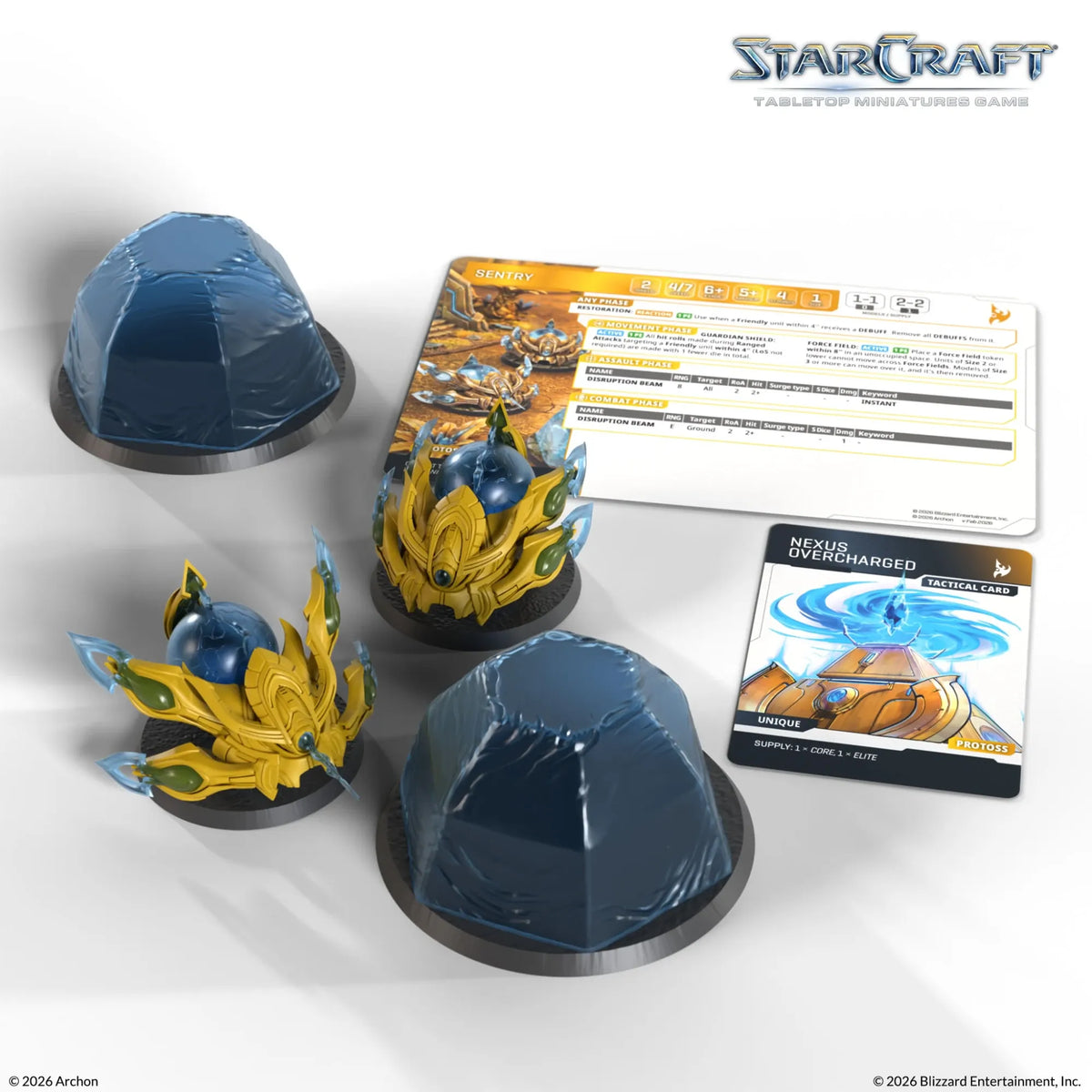 Archon Studio Starcraft StarCraft: The Miniatures Game - Protoss - Sentry Expansion Set