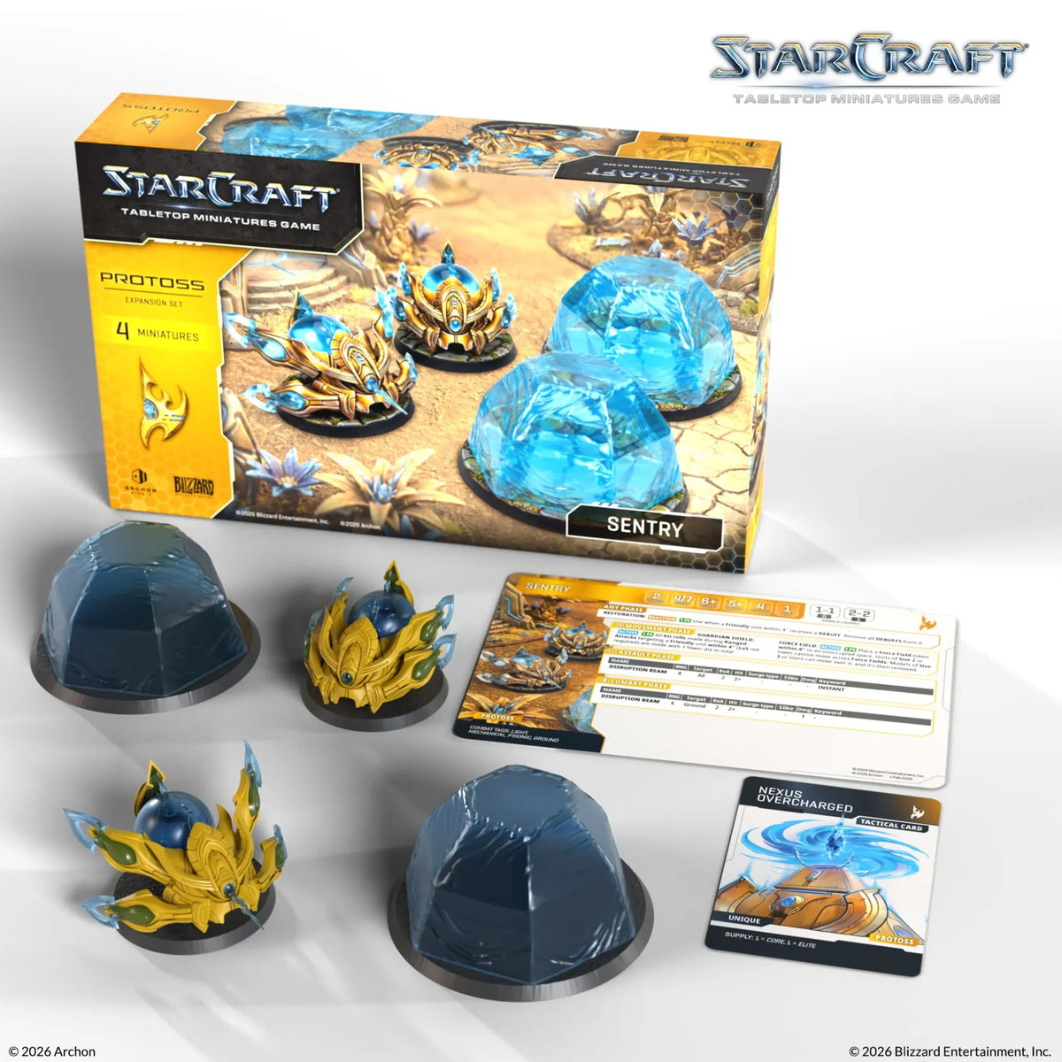 Archon Studio Starcraft StarCraft: The Miniatures Game - Protoss - Sentry Expansion Set