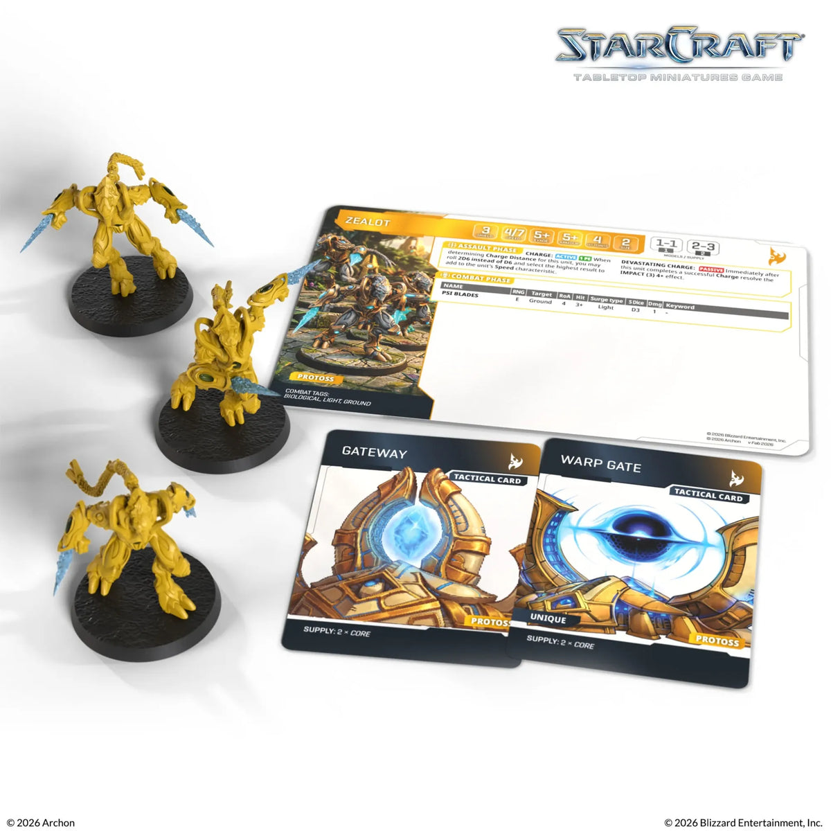 Archon Studio Starcraft StarCraft: The Miniatures Game - Protoss - Zealot Expansion Set