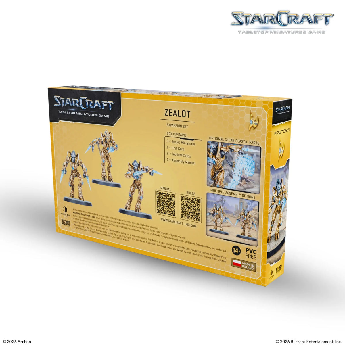 Archon Studio Starcraft StarCraft: The Miniatures Game - Protoss - Zealot Expansion Set