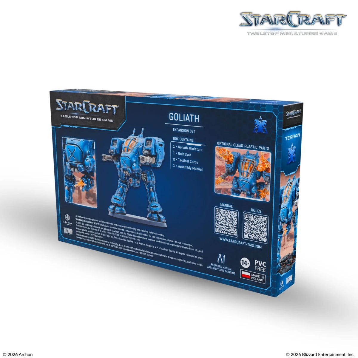 Archon Studio Starcraft StarCraft: The Miniatures Game - Terran - Goliath Expansion Set