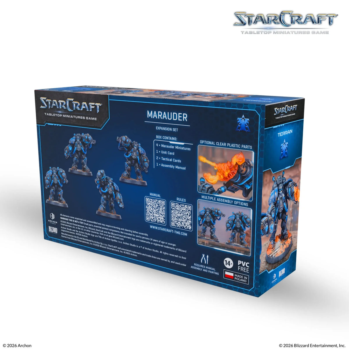Archon Studio Starcraft StarCraft: The Miniatures Game - Terran - Marauder Expansion Set