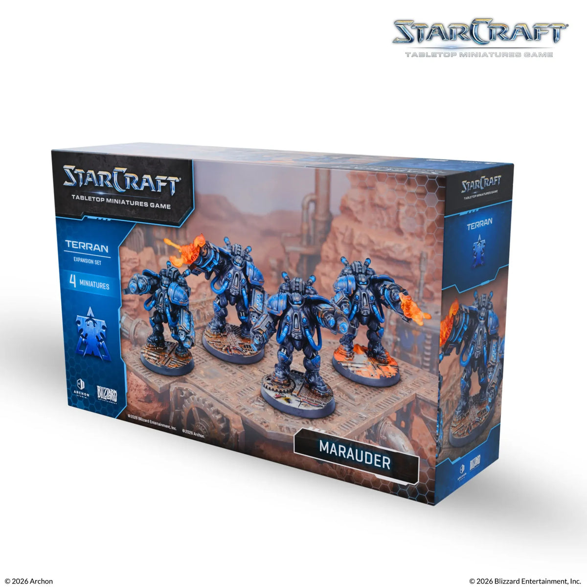Archon Studio Starcraft StarCraft: The Miniatures Game - Terran - Marauder Expansion Set