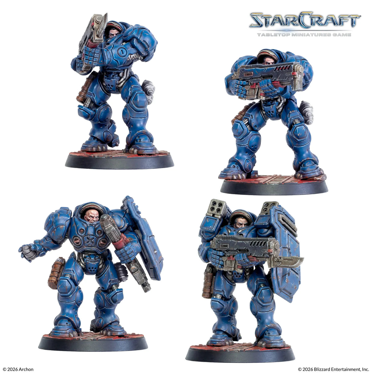 Archon Studio Starcraft StarCraft: The Miniatures Game - Terran - Marine Expansion Set