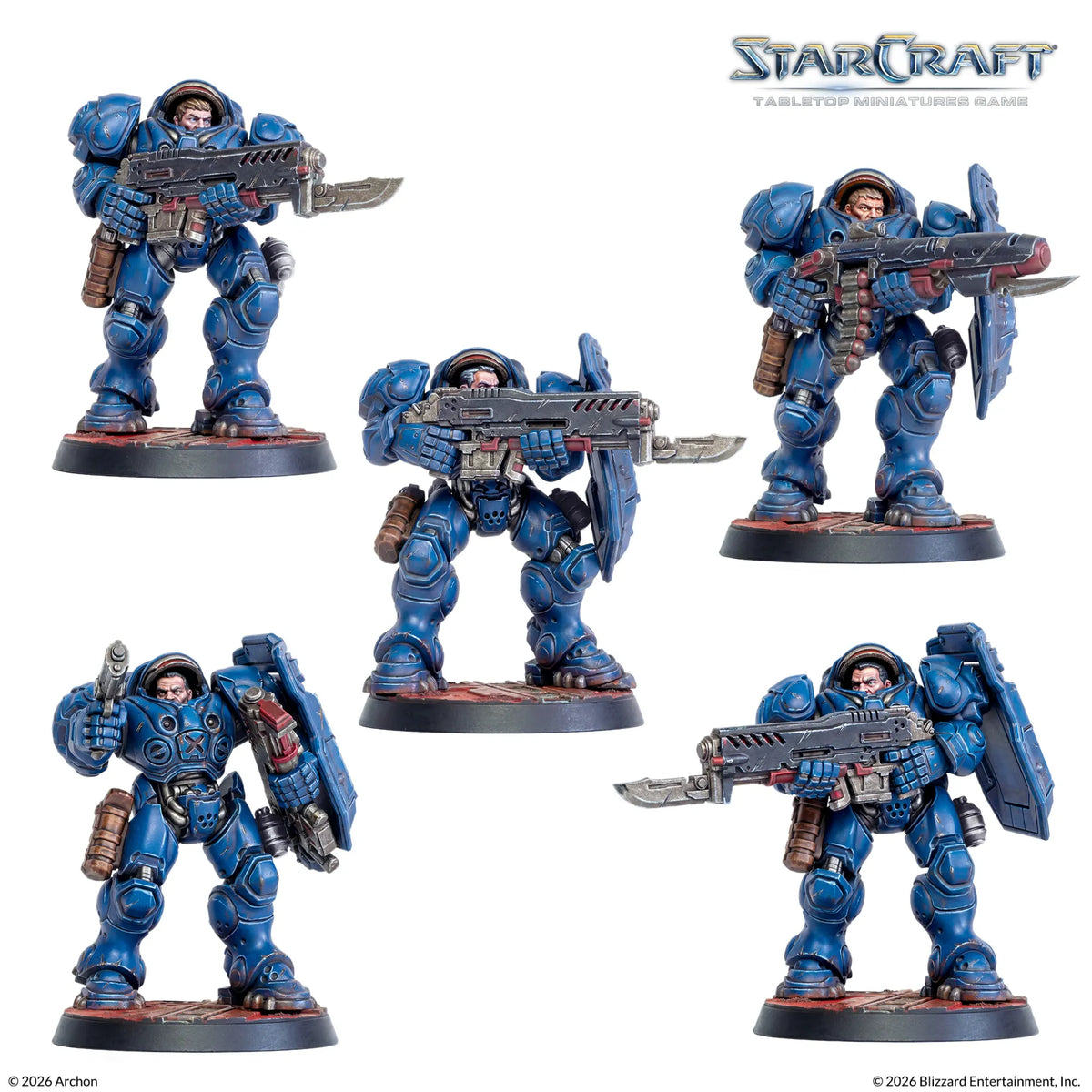 Archon Studio Starcraft StarCraft: The Miniatures Game - Terran - Marine Expansion Set