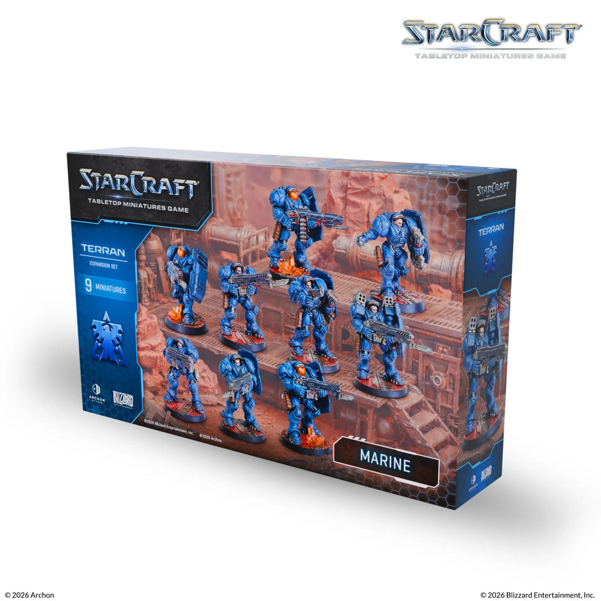 Archon Studio Starcraft StarCraft: The Miniatures Game - Terran - Marine Expansion Set