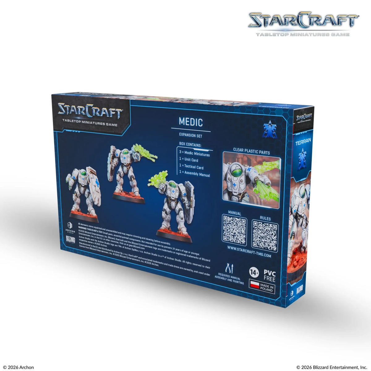 Archon Studio Starcraft StarCraft: The Miniatures Game - Terran - Medic Expansion Set