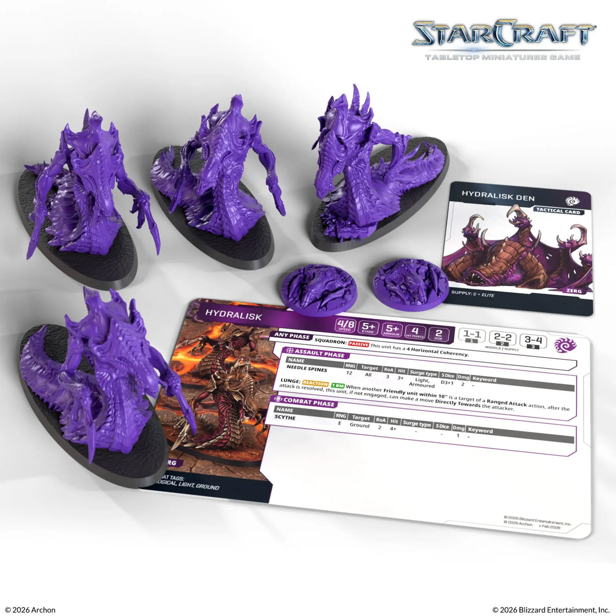 Archon Studio Starcraft StarCraft: The Miniatures Game - Zerg - Hydralisk Expansion Set