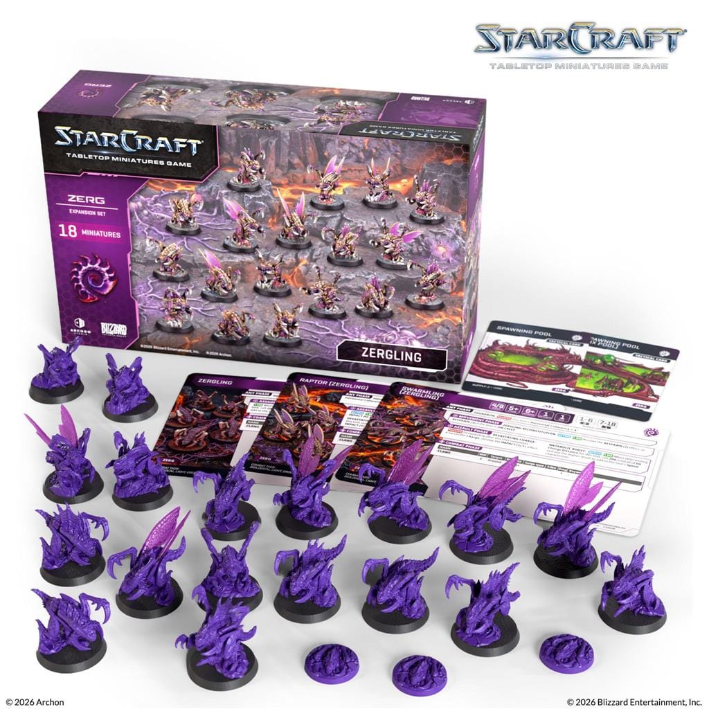 Archon Studio Starcraft StarCraft: The Miniatures Game - Zerg - Zergling Expansion Set