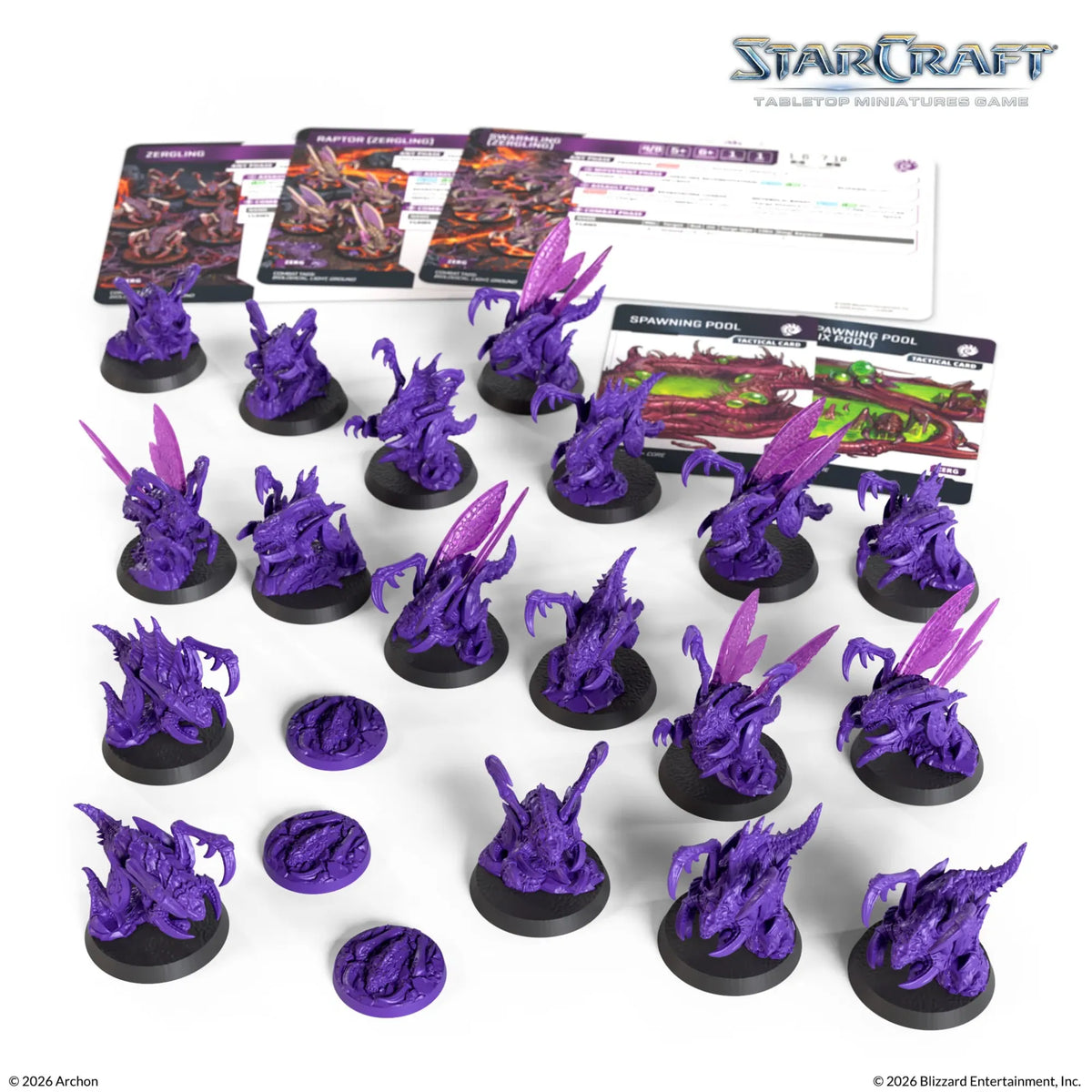 Archon Studio Starcraft StarCraft: The Miniatures Game - Zerg - Zergling Expansion Set
