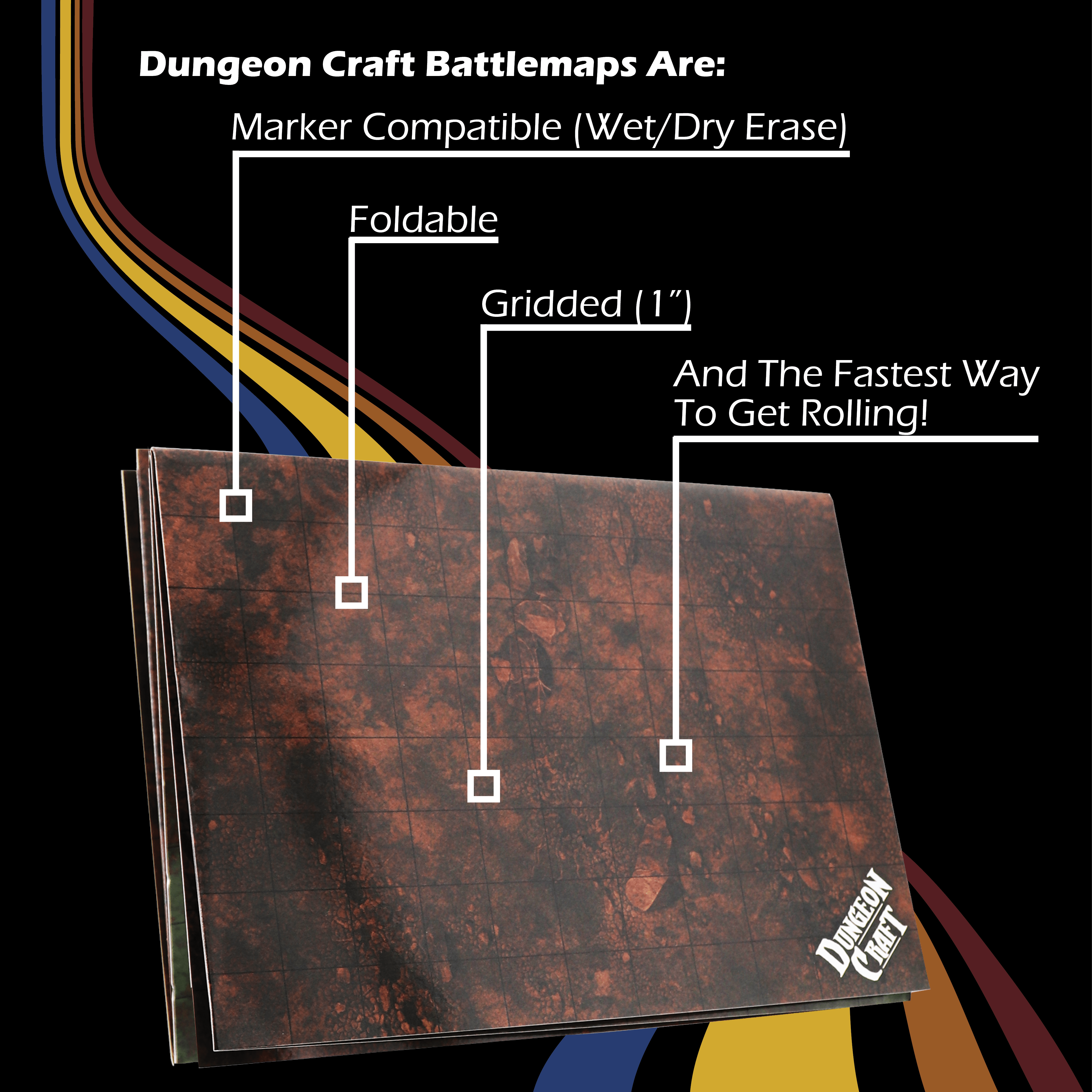 NordicDice Accessories, bøger etc BattleMap: Turned Earth