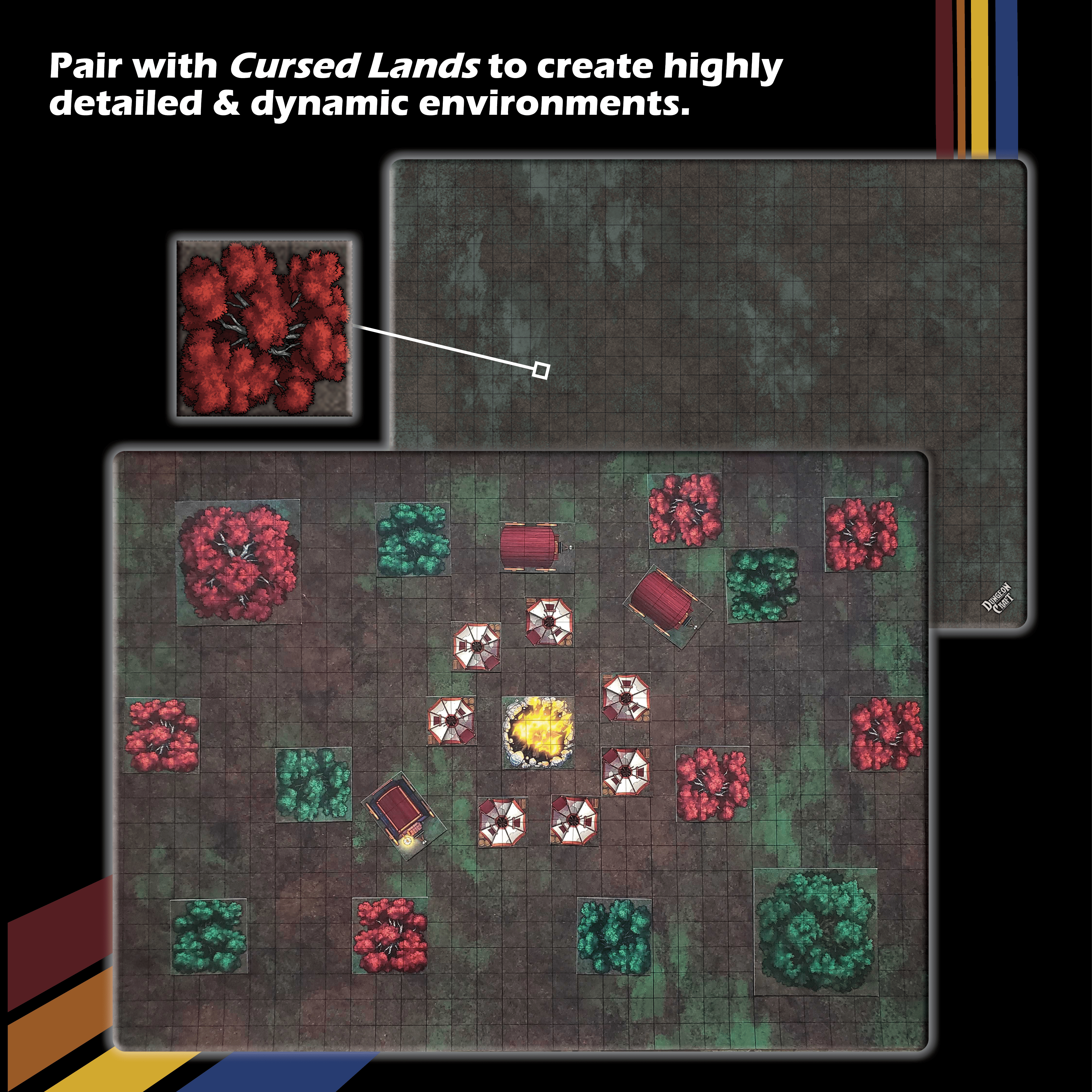 NordicDice Accessories, bøger etc BattleMap: Turned Earth