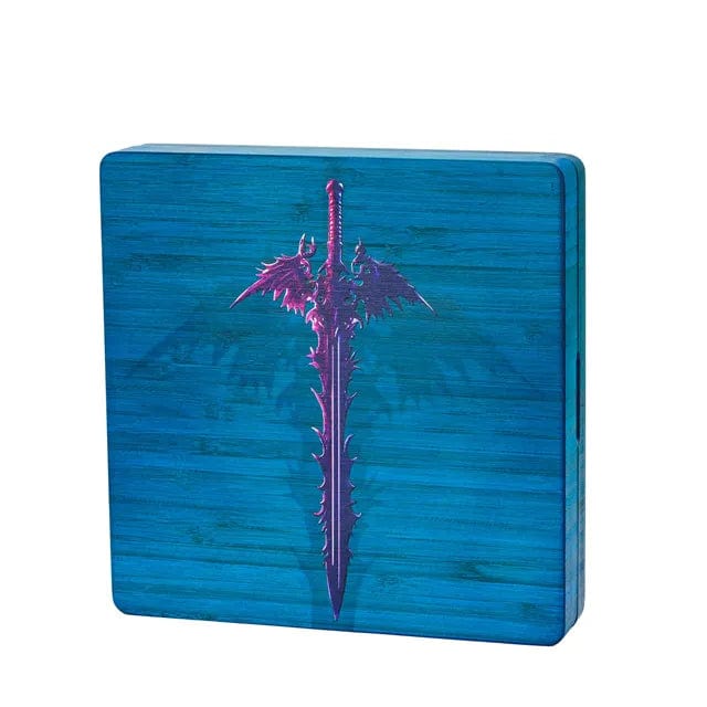 NordicDice Accessories, bøger etc Blå dice tray - Corrupted sword
