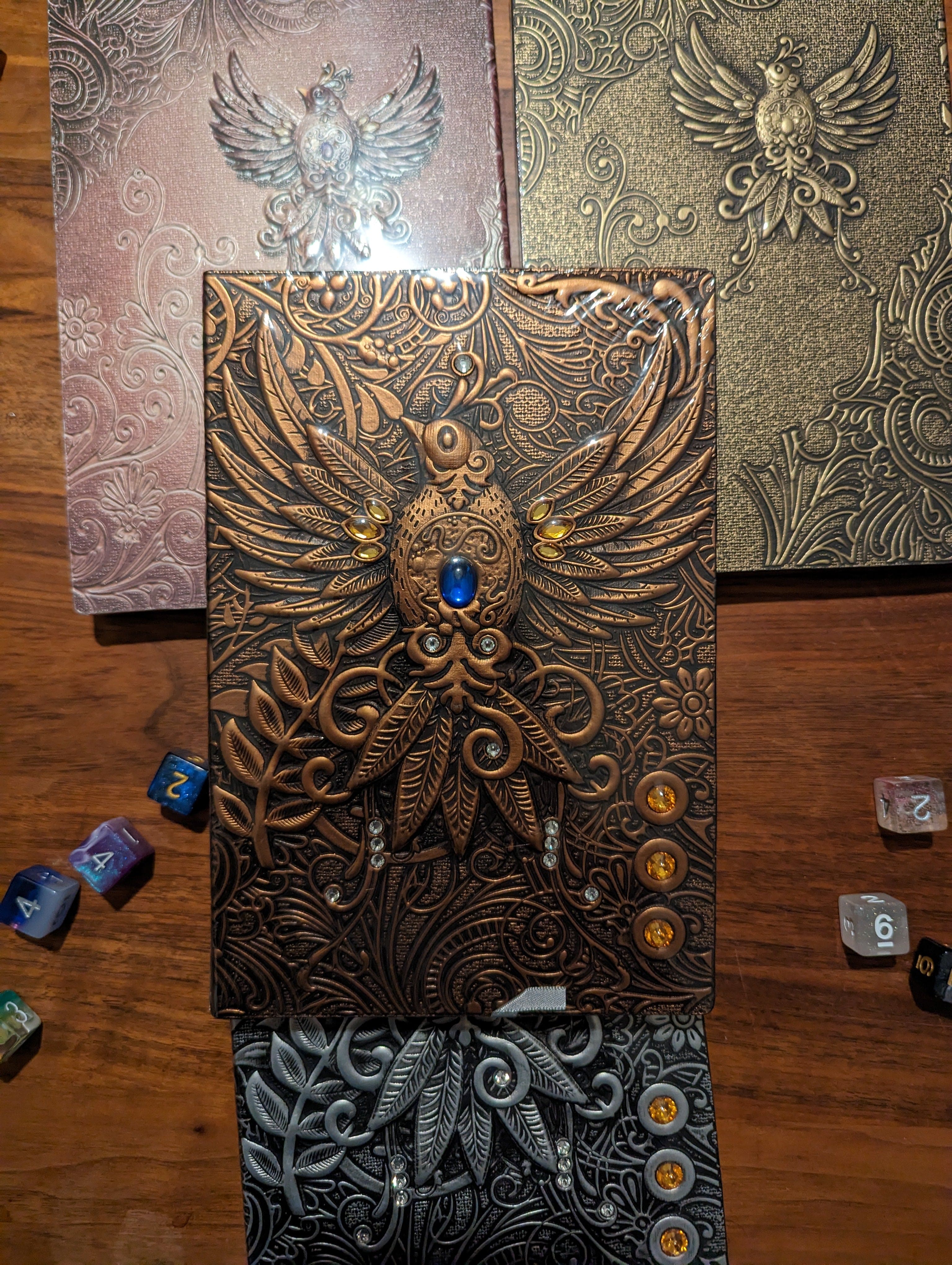NordicDice Accessories, bøger etc Bronze phønix notebook