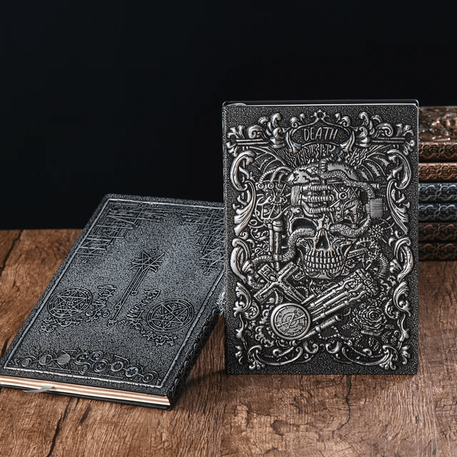 NordicDice Accessories, bøger etc Silver Death notesbog