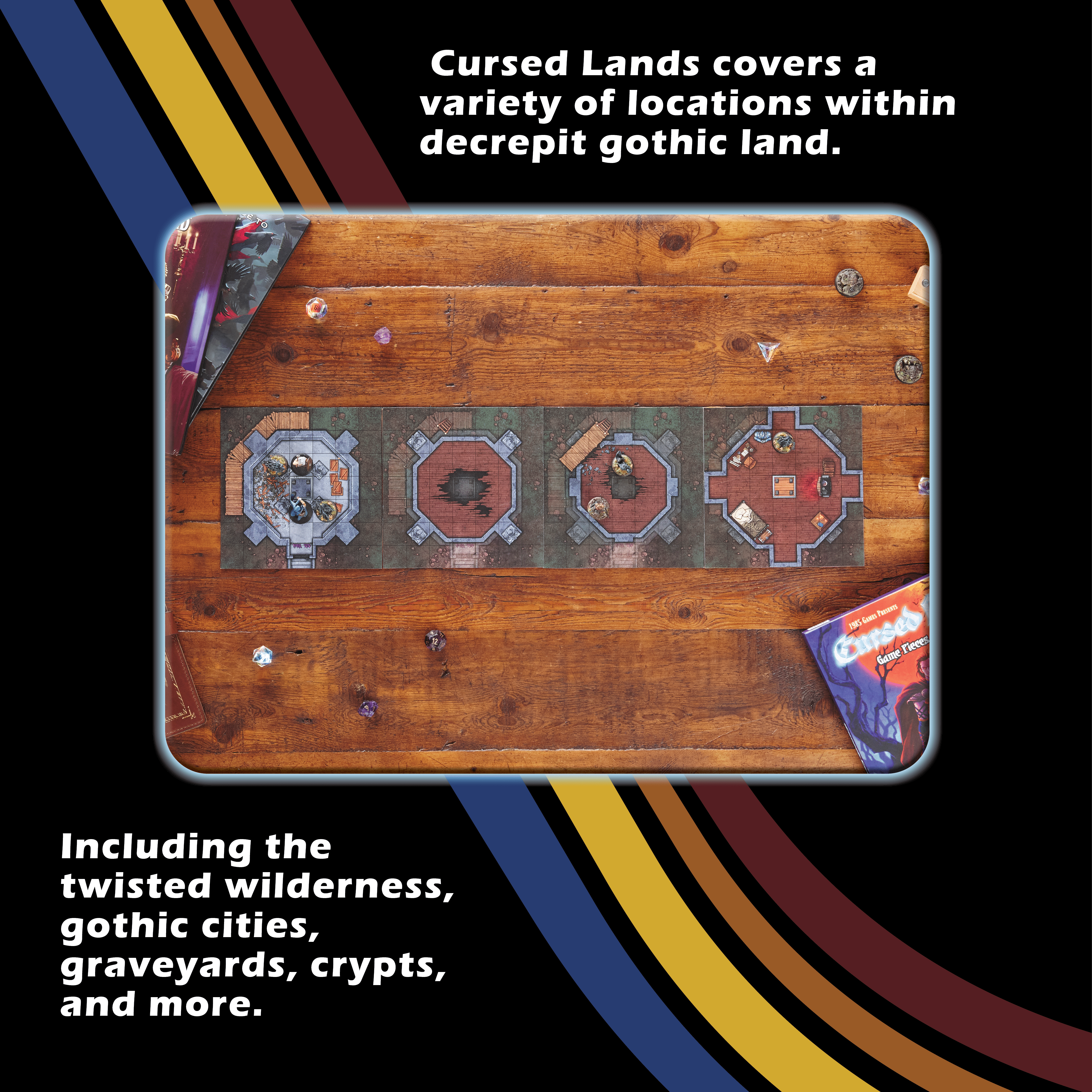 NordicDice Accessories, bøger etc Dungeon Craft - Cursed Lands Book