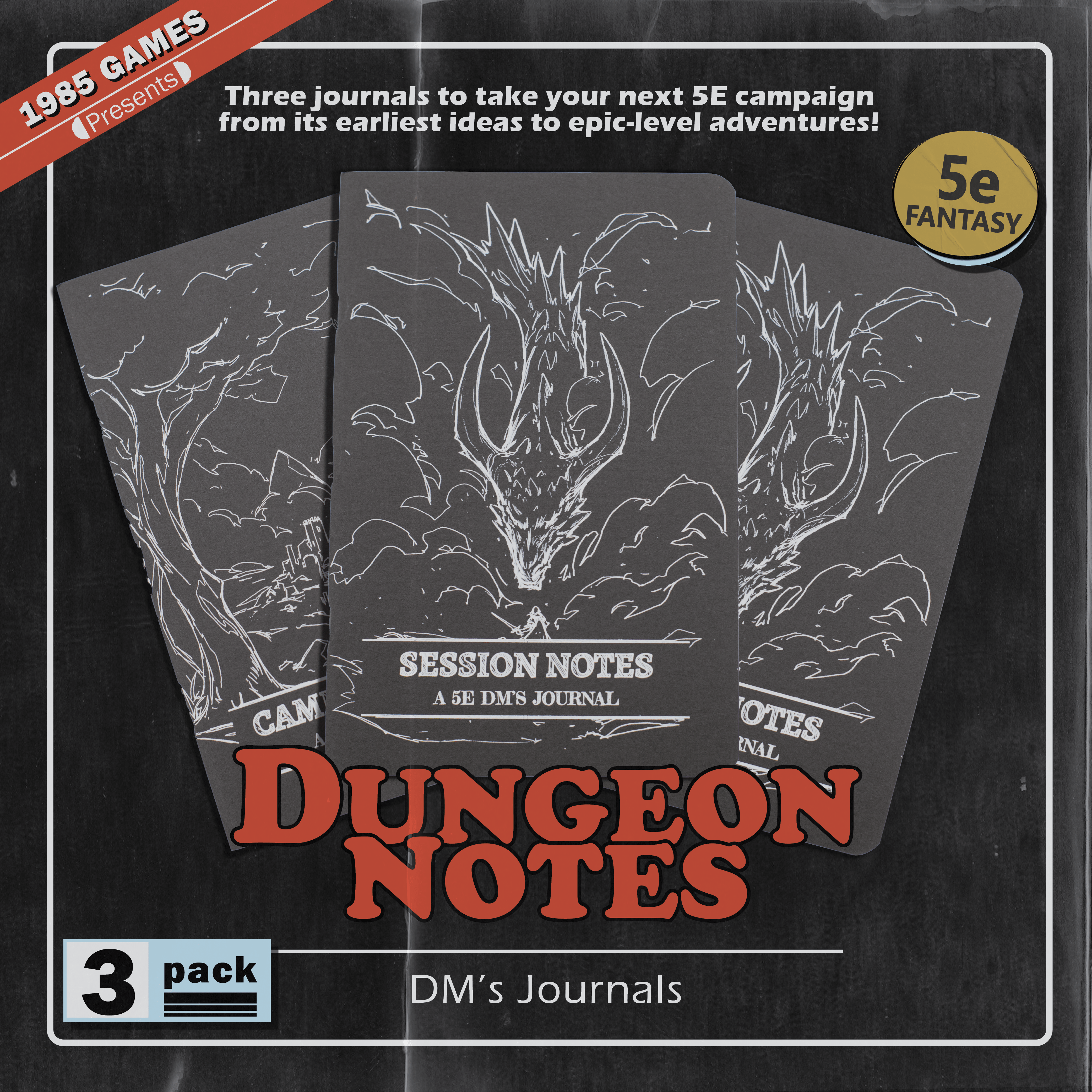 NordicDice Accessories, bøger etc Dungeon master journal