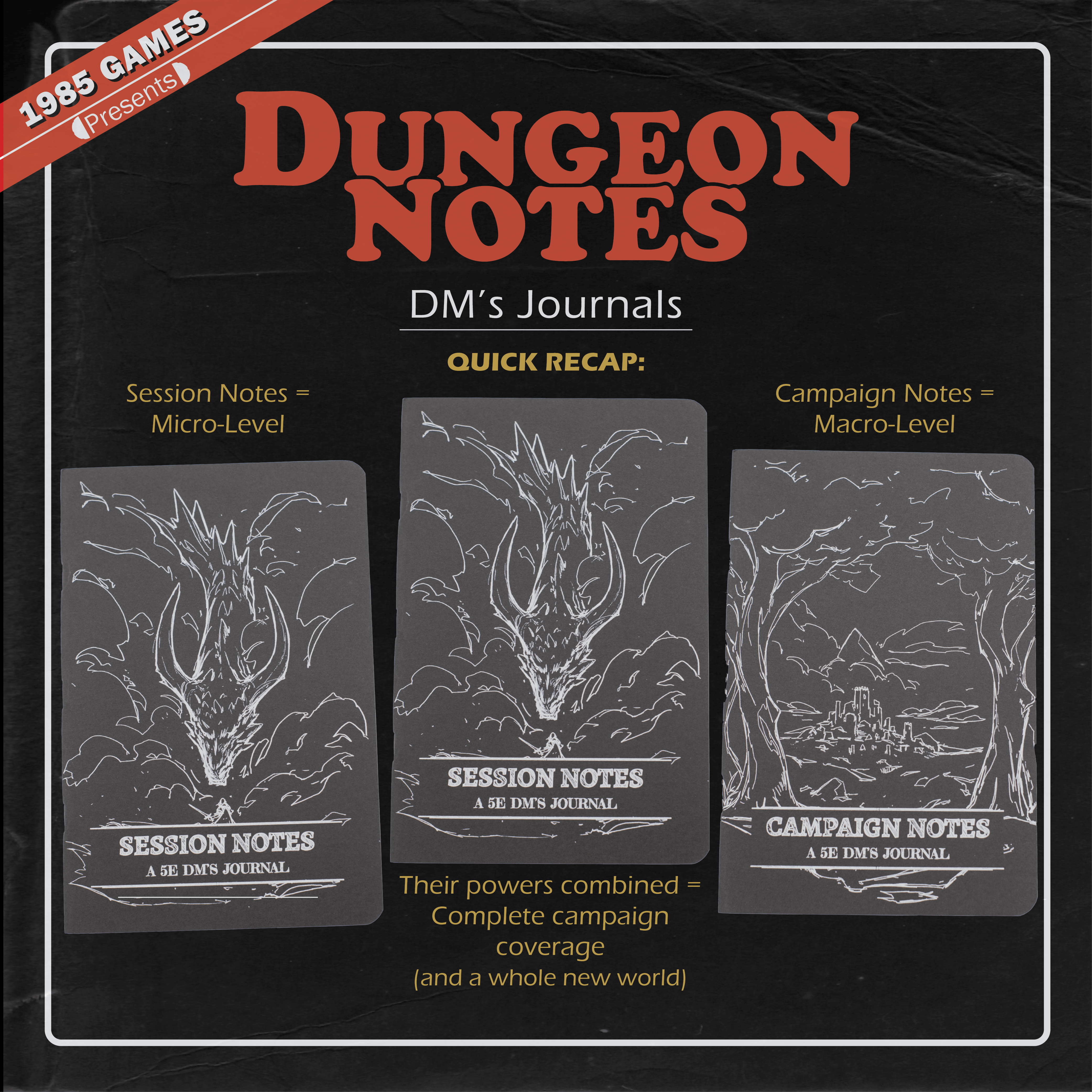 NordicDice Accessories, bøger etc Dungeon master journal