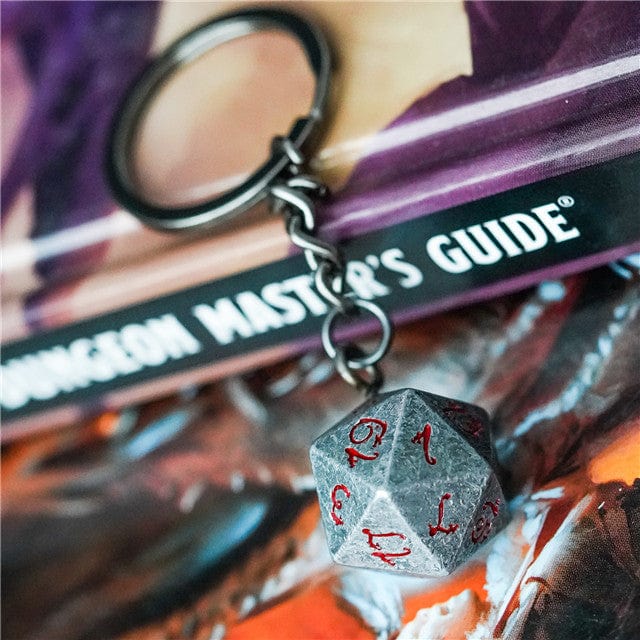 NordicDice Accessories, bøger etc Nøglering af d20 terning