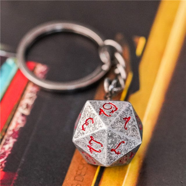 NordicDice Accessories, bøger etc Nøglering af d20 terning