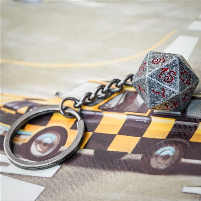 NordicDice Accessories, bøger etc Nøglering af d20 terning