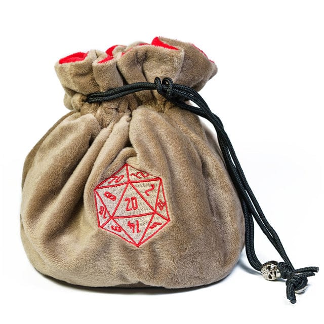 NordicDice Accessories, bøger etc Terningepose i lysebrun
