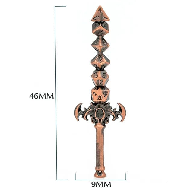 NordicDice Accessories, bøger etc Copper Terningesværd