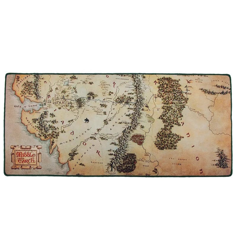 NordicDice Accessories, bøger etc THE LORD OF THE RINGS (MIDDLE EARTH MAP) DESK MAT