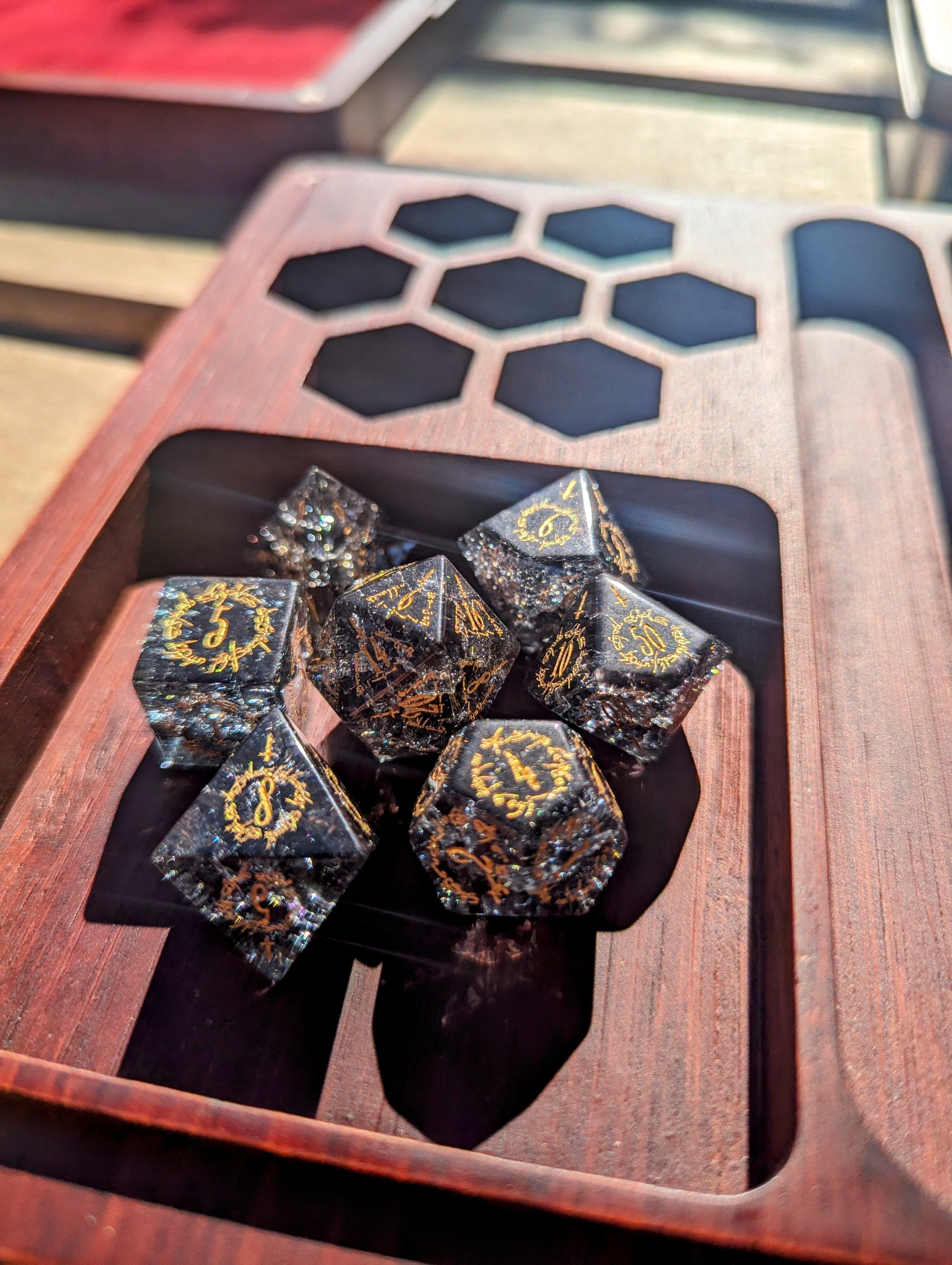 NordicDice Ædelsten og Krystal Shadowrealm - d&d Rollespilsteringer