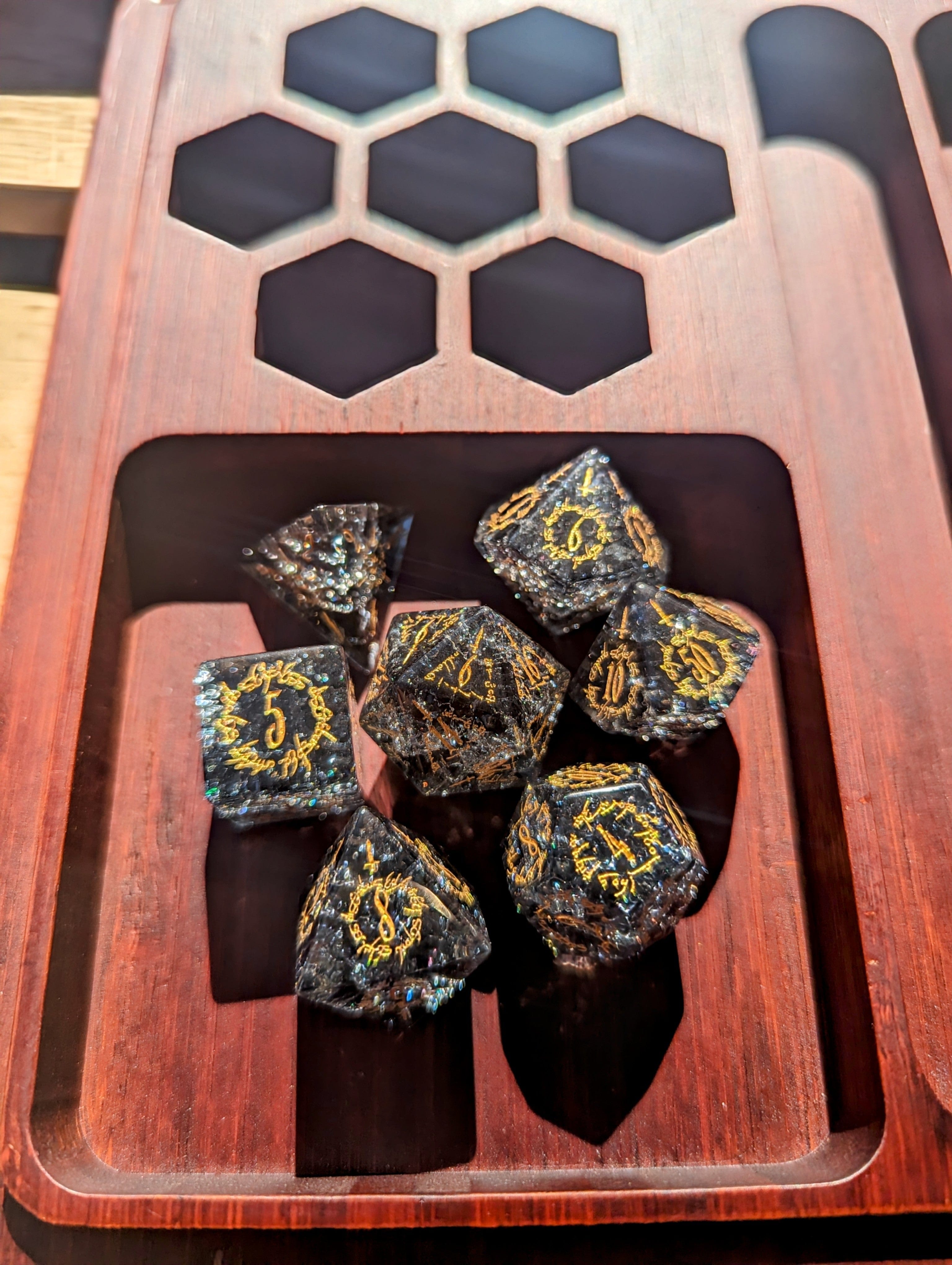 NordicDice Ædelsten og Krystal Shadowrealm - d&d Rollespilsteringer