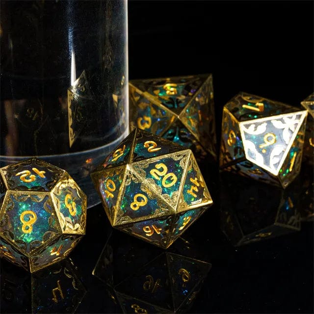 NordicDice Ædelsten og Krystal Soul essence dice (33 mm)