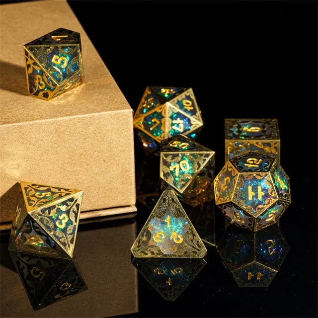 NordicDice Ædelsten og Krystal Soul essence dice (33 mm)