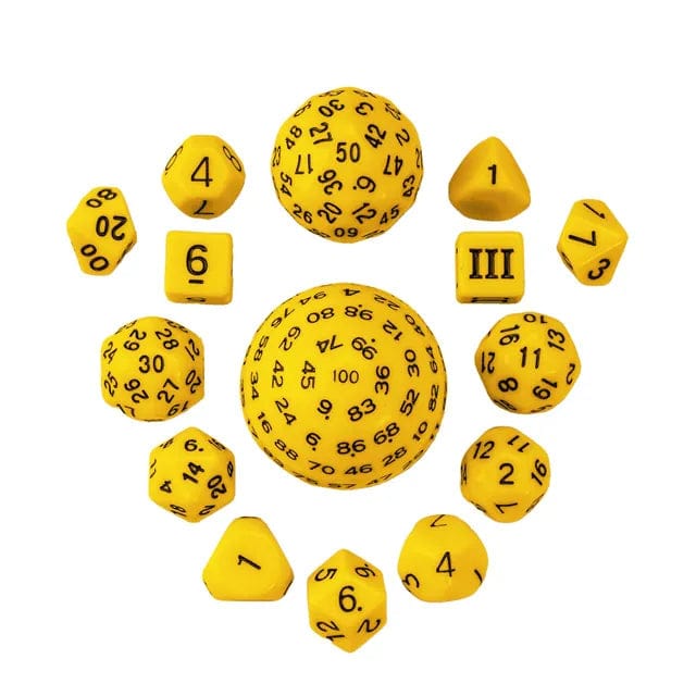 NordicDice Akryl og Resin All you need terningesæt - 15 pieces