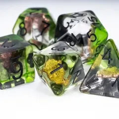 NordicDice Akryl og Resin Class dice: Druide terningesæt