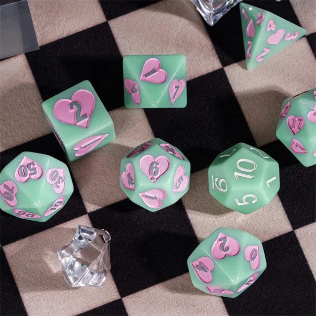NordicDice Akryl og Resin Healer dice set