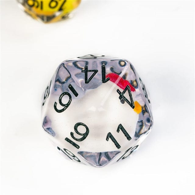 NordicDice Akryl og Resin Kylling terningeset