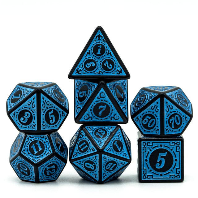 NordicDice Akryl og Resin Magisk Dice - Blå rollespilsterning