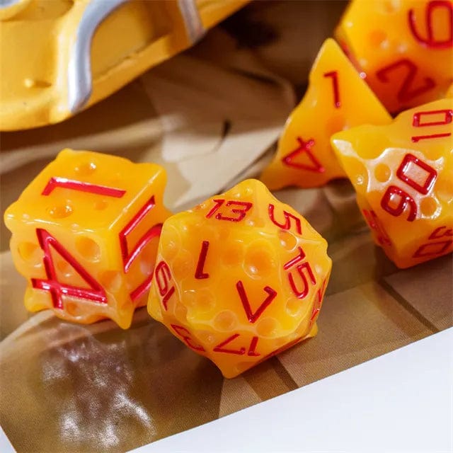 NordicDice Akryl og Resin Oste terninger