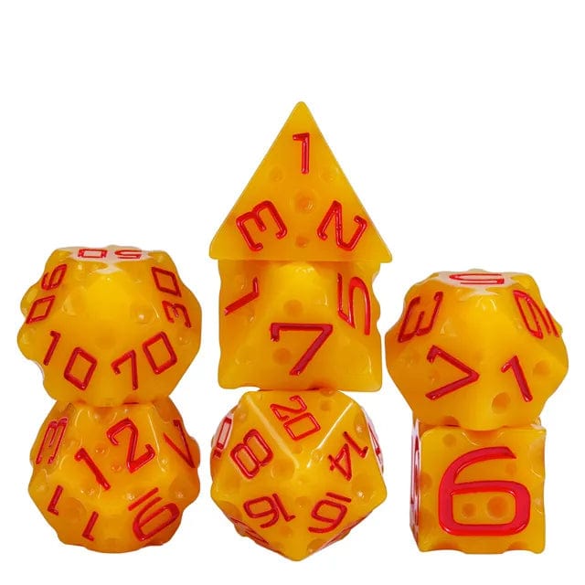 NordicDice Akryl og Resin Oste terninger