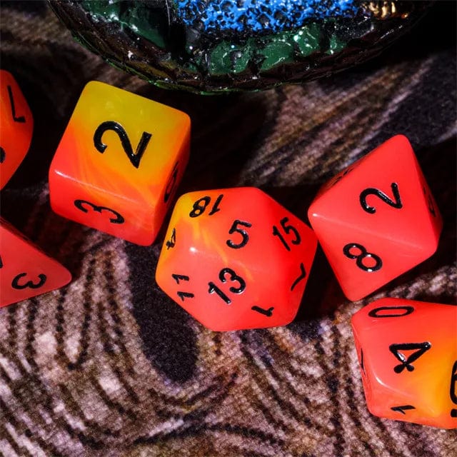 NordicDice Akryl og Resin Selvlysende terninger  - Glow in Dark Dice