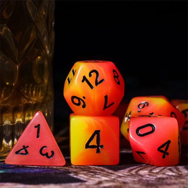 NordicDice Akryl og Resin Selvlysende terninger  - Glow in Dark Dice