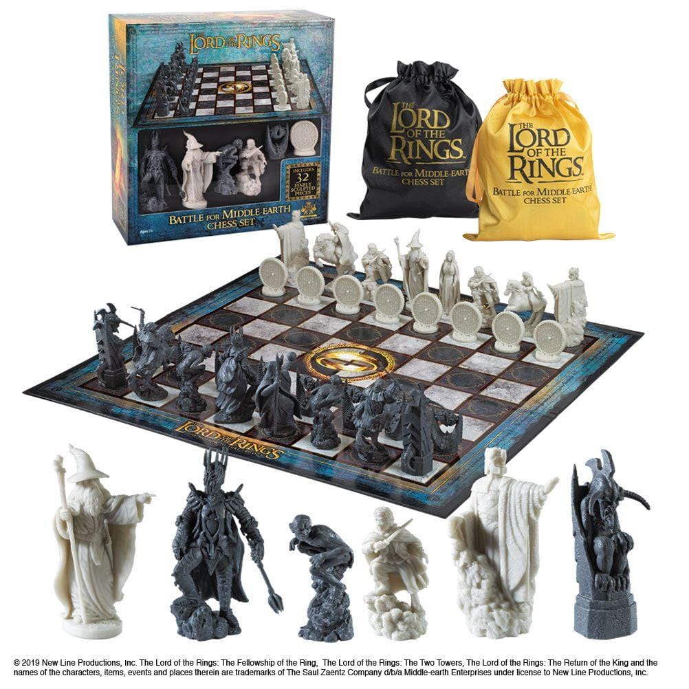 NordicDice Brætspil Lord of the Rings: Battle for Middle-Earth Chess Set