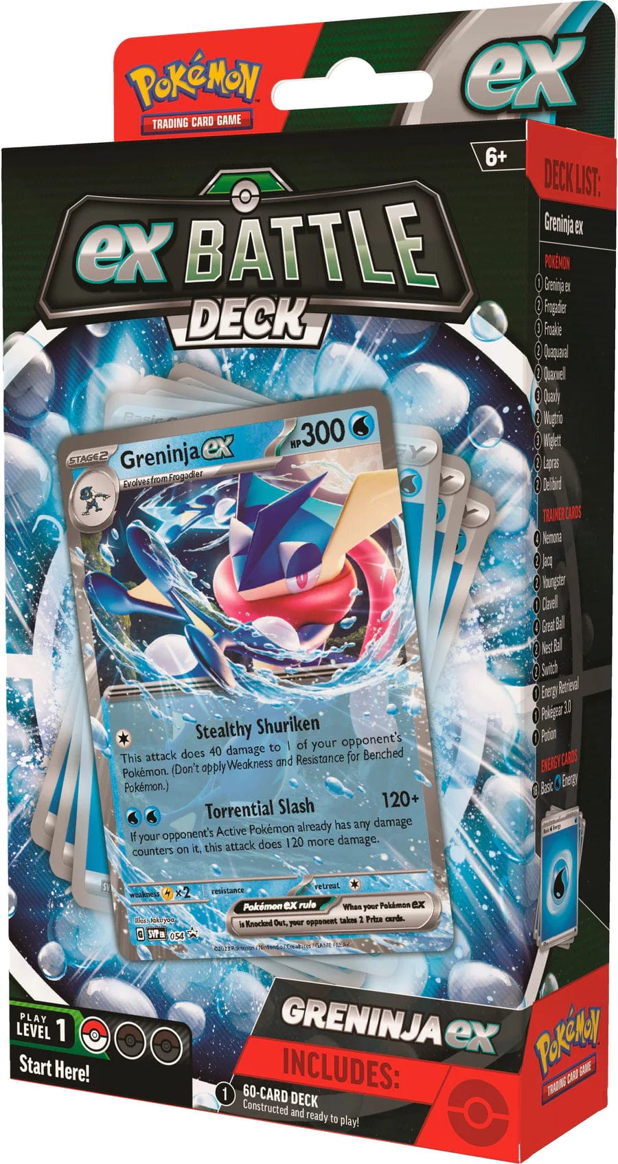 NordicDice Card game POKEMON: EX BATTLE DECK - GRENINJA EX