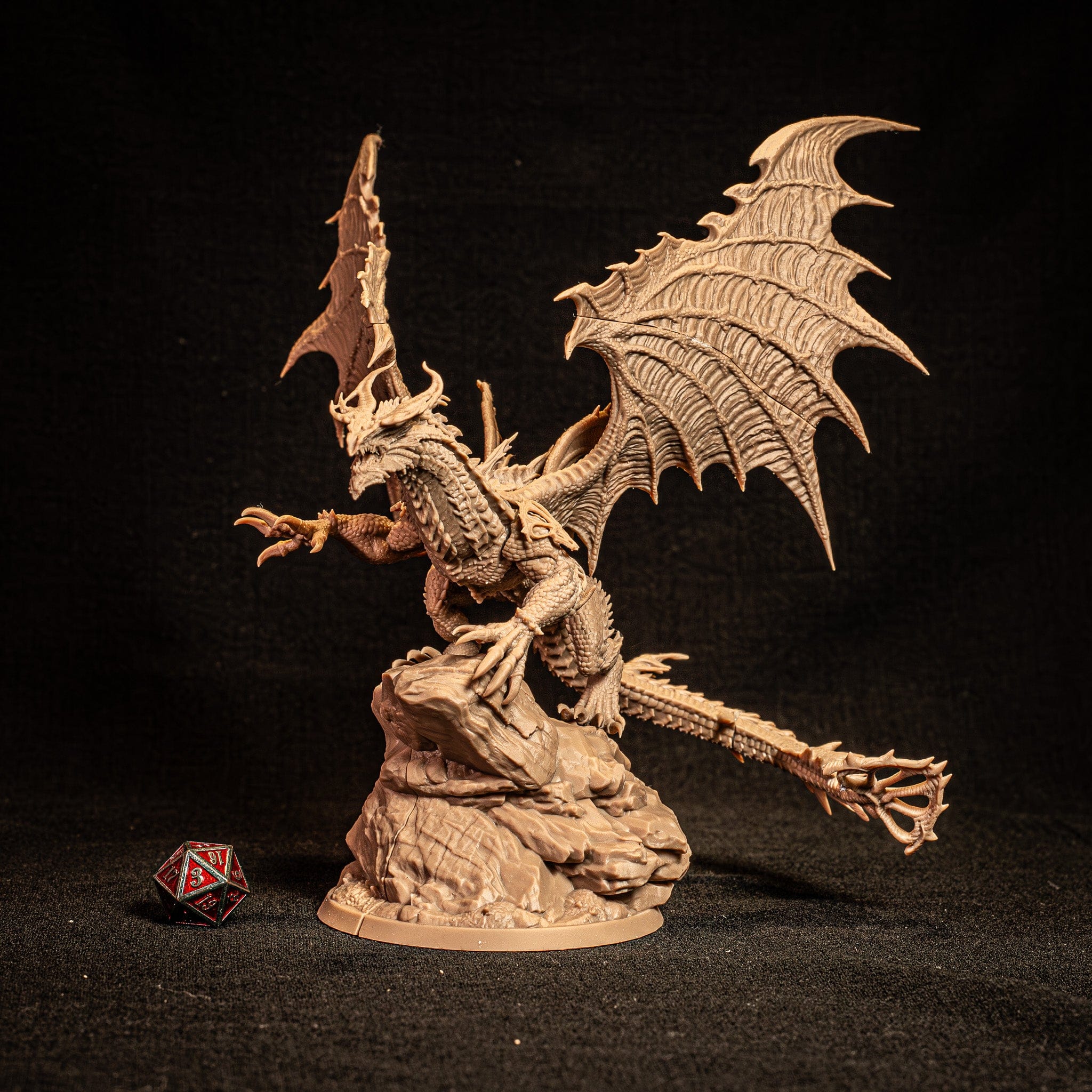 NordicDice Custom print Archoclonius dragon Unpainted - Custom Mini