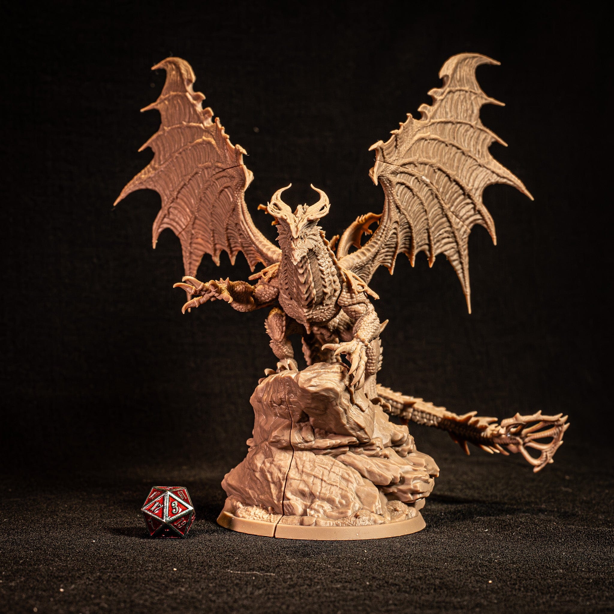 NordicDice Custom print Archoclonius dragon Unpainted - Custom Mini
